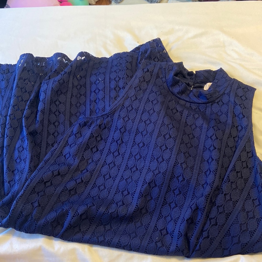 Navy Lace Dress